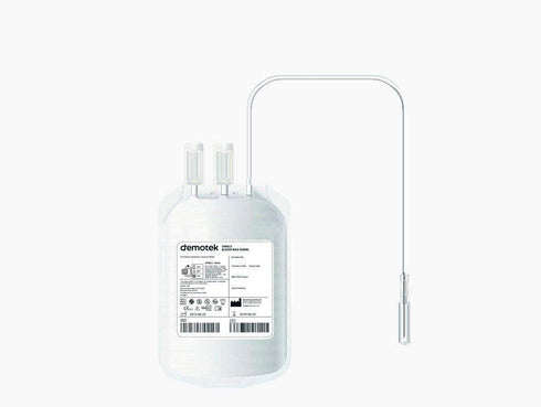 Punga recoltare pentru sange CPDA-1, cu ac 14G si protectie ac, 350ml